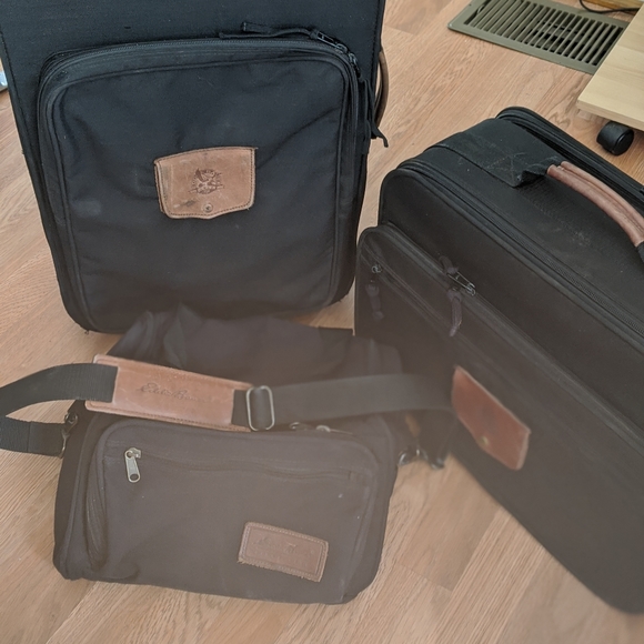Eddie Bauer Bags Eddie Bauer 3 Piece Vintage Luggage Set Poshmark